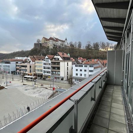 Premium Penthouse Wohnung mit Schlossblick Zentral in Heidenheim mit Tiefgarage Exterior foto