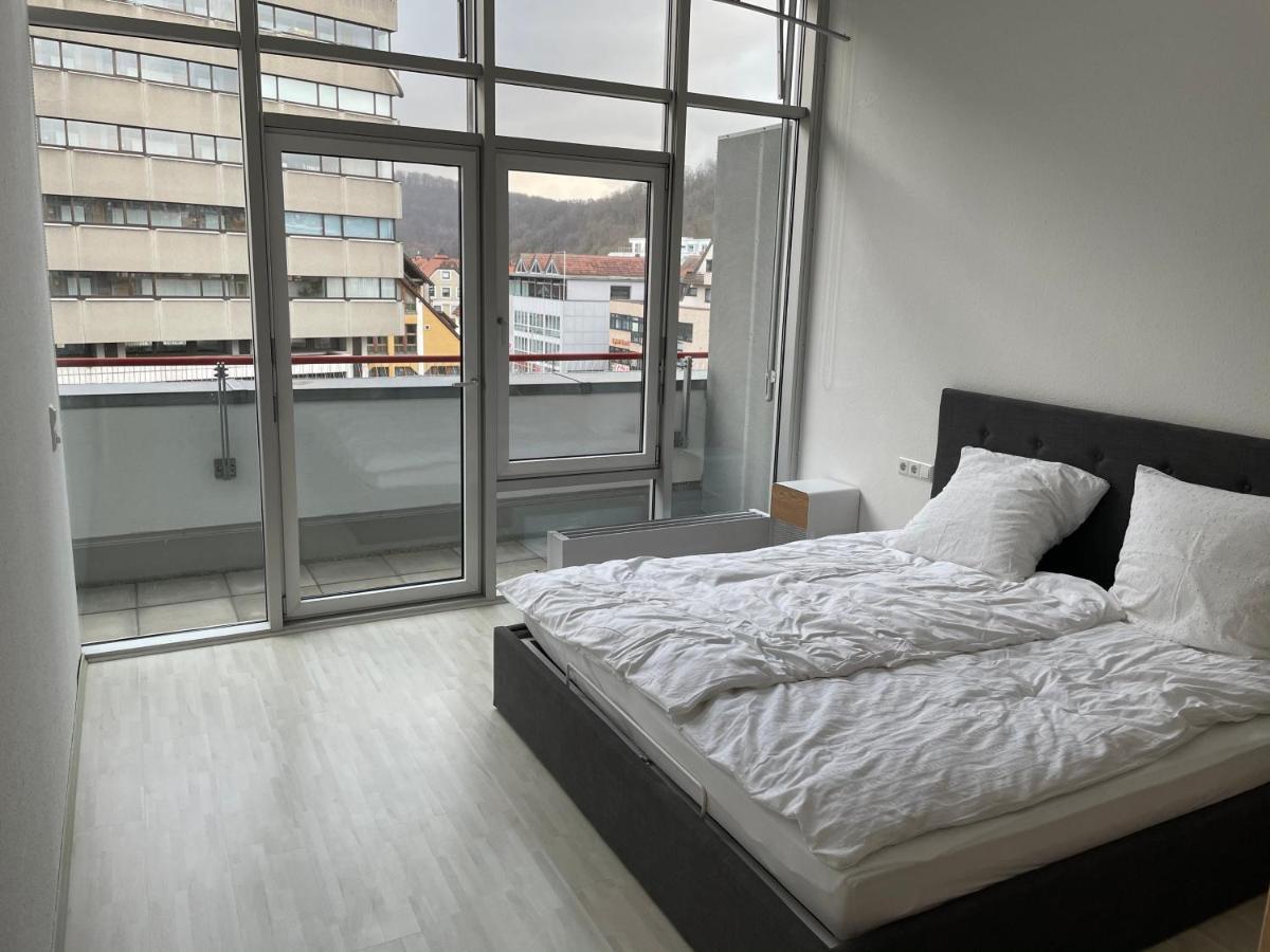 Premium Penthouse Wohnung mit Schlossblick Zentral in Heidenheim mit Tiefgarage Exterior foto